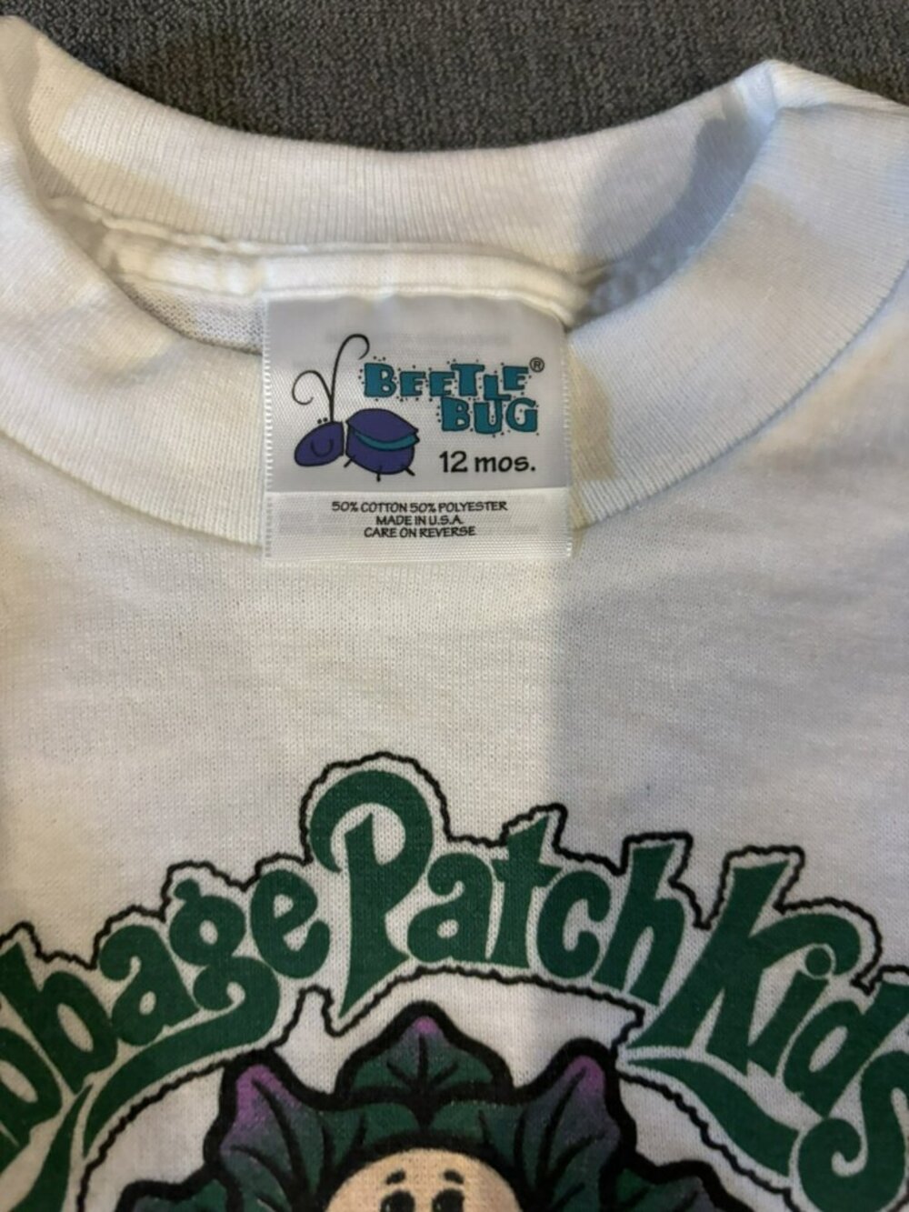 (4) Vintage Cabbage Patch Kids T-Shirts HUG A KOOSA 20 Years Baby Size 12 Months - Picture 7 of 10